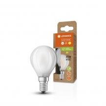 Ledvance E14 Effiziente dimmbare LED Lampe Classic matt 2,9W wie 40W 2700K warmweißes Licht